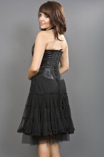 Корсет Marilyn corset dress in black satin Burleska marilyn-corset-dress-black-satin - маленькая картинка