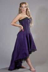  Monroe corset dress in purple taffeta - 