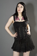  Punky ladies pinstripe cotton top /   - 