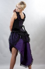 Юбка Suzanna burlesque knee length skirt in purple taffeta Burleska suzanna-skirt-purple-taffeta - маленькая картинка