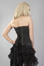 Корсет Versatile double steel boned overbust corset in black scroll brocade Burleska versatile-ob-black-scroll - маленькая картинка