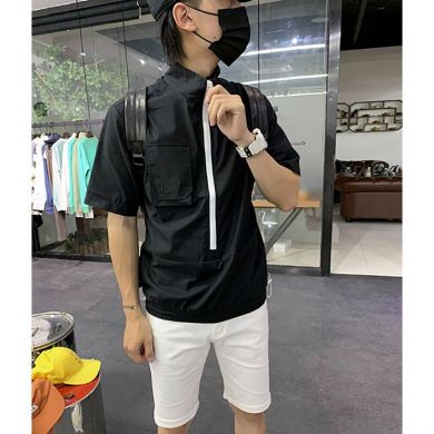 Рубашка Guangzhou trousers line clothing wholesaler 91436/BK - маленькая картинка