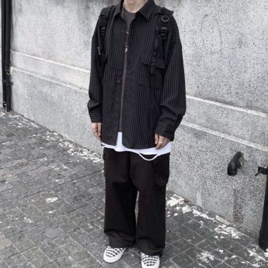 Рубашка Guangzhou trousers line clothing wholesaler C34/BK - маленькая картинка