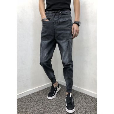 Джоггенсы Guangzhou trousers line clothing wholesaler B564/GR - маленькая картинка