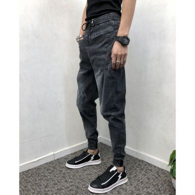 Джоггенсы Guangzhou trousers line clothing wholesaler B564/GR - маленькая картинка
