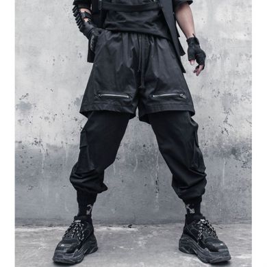 Джоггеры Темный воин Guangzhou trousers line clothing wholesaler CT/BK - маленькая картинка