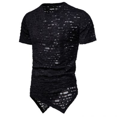 Рубашка - сетка Hangzhou Yuxiang Apparel Strength Supplier 1815-G1/BK - маленькая картинка