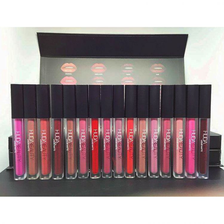   16   Red hot 16-color lip glaze set box Shenzhen Caijihui Information Technology AL-610494657824  6