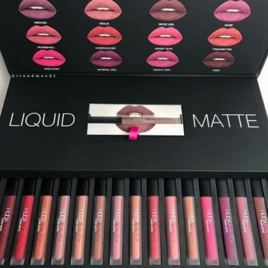   16    Red hot 16-color lip glaze set box - 