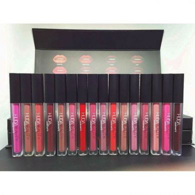 Набор из 16 губных помад Red hot 16-color lip glaze set box Shenzhen Caijihui Information Technology AL-610494657824 - маленькая картинка