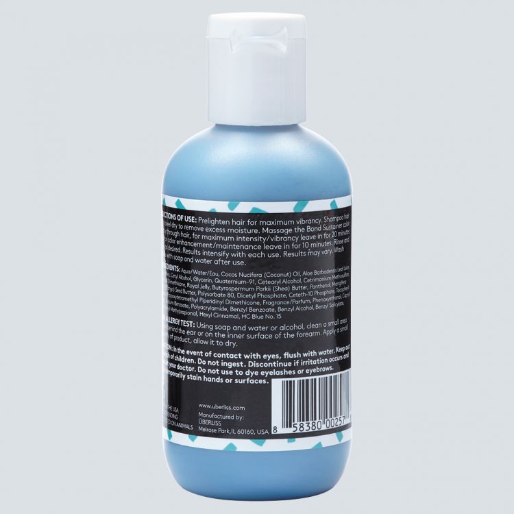 Бирюзовая бонд-краска для волос Uberliss Bond Sustainer Turquoise Tulip 109ml Uberliss 501353 Изображение 2