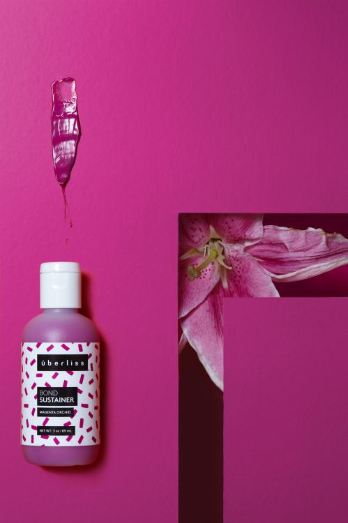 Пурпурная бонд-краска для волос Uberliss Bond Sustainer Magenta Orchid 109ml Uberliss 501349 Изображение 4