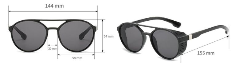 Round frame sunglasses Yiwu Aoming Trading Co., Ltd. 97040/BB  3
