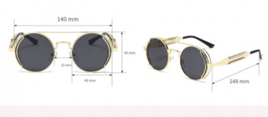 Очки Steampunk Sunglasses Yiwu Aoming Trading Co., Ltd. 66249/BG - маленькая картинка