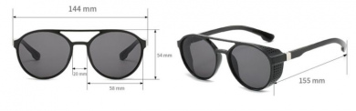 Очки Round frame sunglasses Yiwu Aoming Trading Co., Ltd. 97040/BB - маленькая картинка