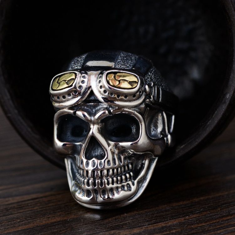  Skull shape ring Yiwu Haiyi Electronic Commerce Co., Ltd. BD8358  2