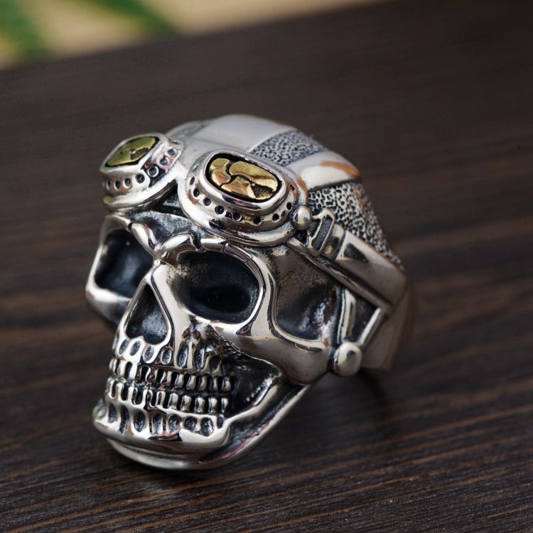  Skull shape ring Yiwu Haiyi Electronic Commerce Co., Ltd. BD8358  1
