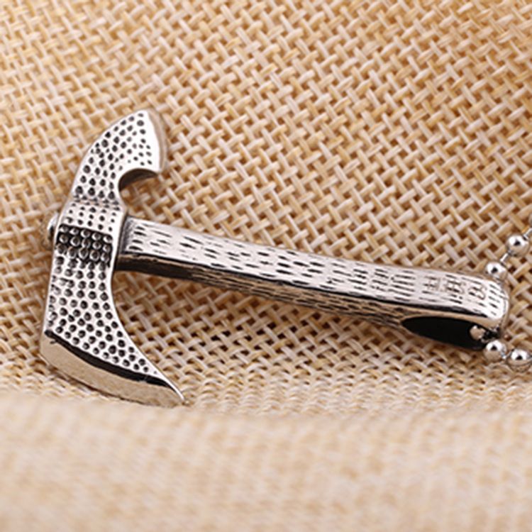  Axe pendant necklace with bead chain Yiwu Haiyi Electronic Commerce Co., Ltd. C29747  2