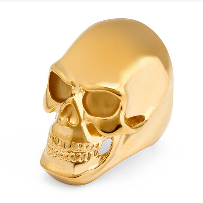  Shou skull titanium steel ring Yiwu Haiyi Electronic Commerce Co., Ltd. TR0030/GL  1