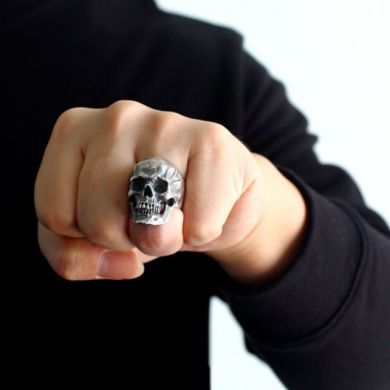 Кольцо Skull ring Yiwu Haiyi Electronic Commerce Co., Ltd. k00005 - маленькая картинка