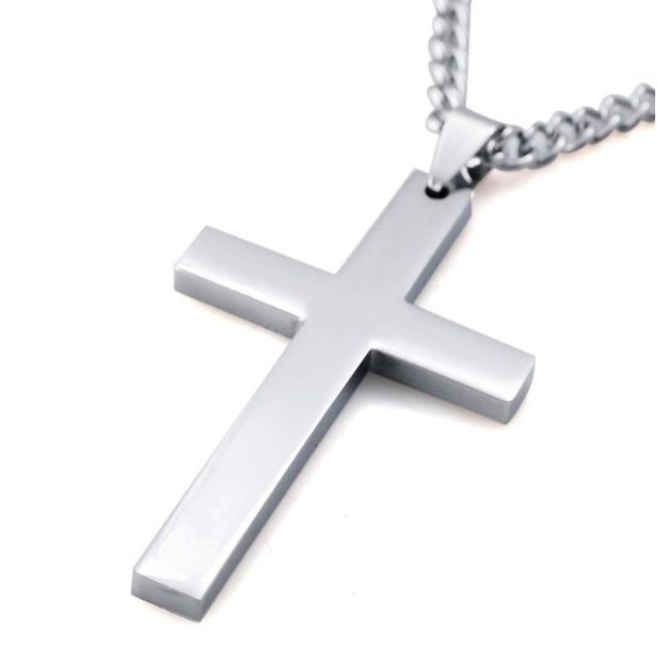  Single Cross Necklace Yiwu Panci E-commerce Firm N049/SI  2