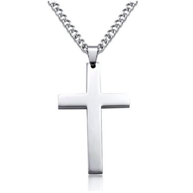Подвеска Single Cross Necklace Yiwu Panci E-commerce Firm N049/SI - маленькая картинка