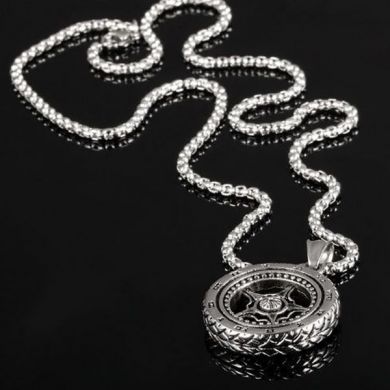 Подвеска Car tire titanium steel necklace Yiwu Panci E-commerce Firm N030 - маленькая картинка