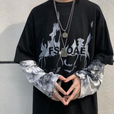 Футболка мужская Yiwu Shenguan Garments Co., Ltd. HTX0404/BK - маленькая картинка