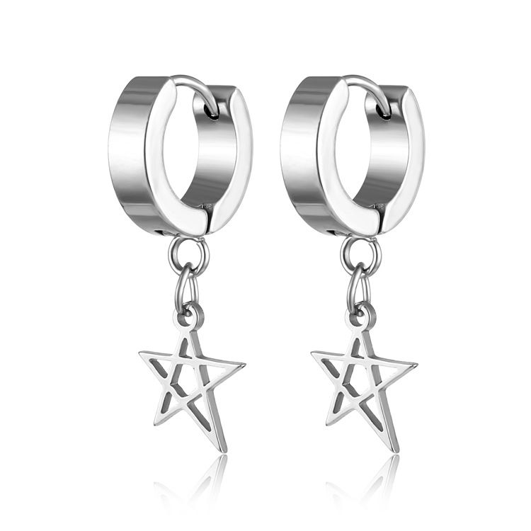  Pentagram pendant earrings Yiwu Xuzhou e-commerce firm strength supplier SY028/SI  1